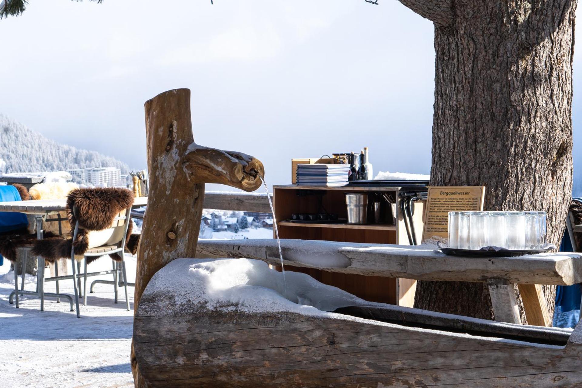 Alpenblick Bergrestaurant & Hotel Ароза Экстерьер фото